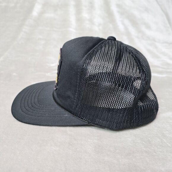 Vintage US Army Rangers MESS WITH THE BEST DIE LIKE THE REST Skeleton Patch Hat - Picture 5 of 10